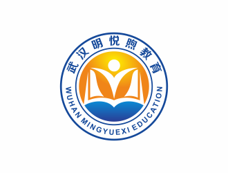 何嘉健的明悅煦教育培訓單色logologo設計