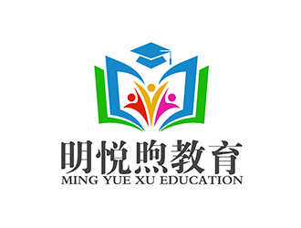 潘樂的明悅煦教育培訓單色logologo設計