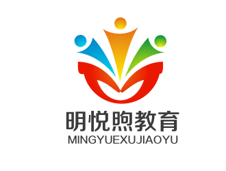 楊占斌的明悅煦教育培訓單色logologo設計