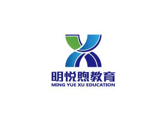 陳智江的明悅煦教育培訓單色logologo設計