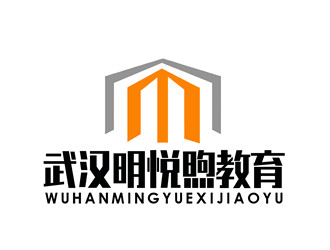 朱兵的明悅煦教育培訓單色logologo設計