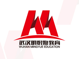 陳鑫生的明悅煦教育培訓單色logologo設計