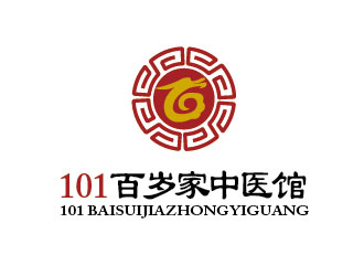 李賀的101百歲家中醫(yī)館或國醫(yī)館logo設(shè)計