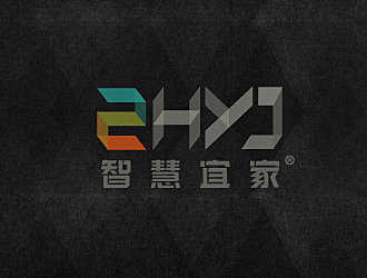 黎明鋒的智慧宜家logo設(shè)計