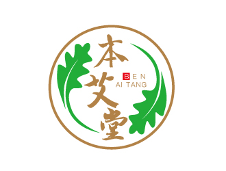 段文杰的本艾堂logo設(shè)計