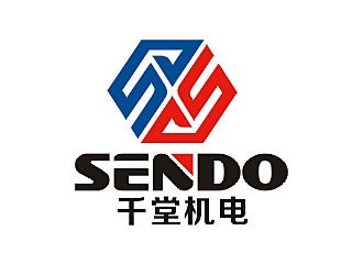 勞志飛的SENDO/東莞市千堂機(jī)電設(shè)備有限公司logo設(shè)計(jì)