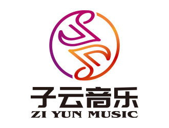 向正軍的成都子云音樂logo設計