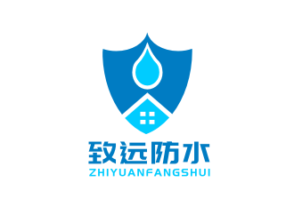 姜彥海的建筑防水工程單色logologo設(shè)計(jì)