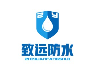 陳國偉的建筑防水工程單色logologo設(shè)計(jì)