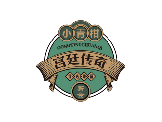 宮廷傳奇茶葉商標(biāo)設(shè)計(jì)logo設(shè)計(jì)