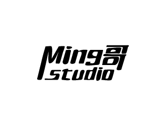 張俊的Ming哥studiologo設計