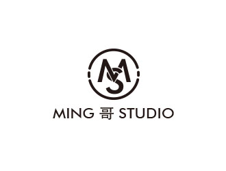 朱紅娟的Ming哥studiologo設計