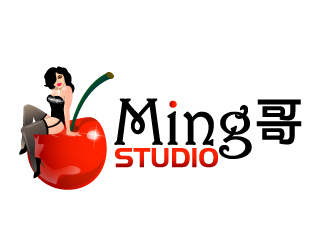 曉熹的Ming哥studiologo設計