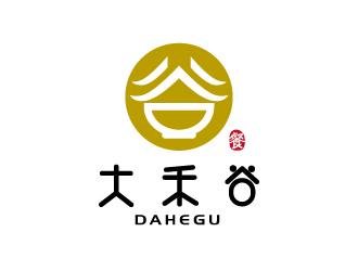 張俊的大禾谷中式快餐標(biāo)志設(shè)計(jì)logo設(shè)計(jì)