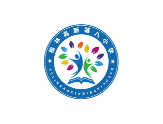 孫金澤的榆林高新第八小學(xué)logo設(shè)計(jì)