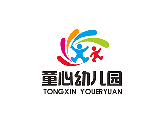 秦曉東的童心幼兒園logo設(shè)計