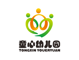 葉美寶的童心幼兒園logo設計