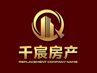 鐘炬的千宸房產品牌LOGOlogo設計