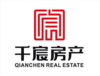 唐國強的千宸房產品牌LOGOlogo設計