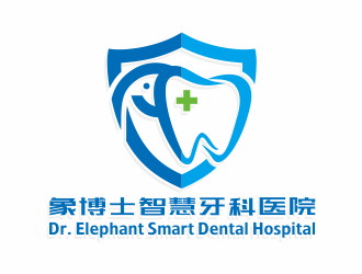 張偉的象博士Dr. Elephant Dentallogo設(shè)計