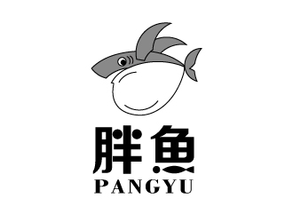 張俊的胖魚(yú)休閑鞋品牌logologo設(shè)計(jì)