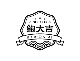 王濤的鮑大吉食品品牌logologo設(shè)計(jì)