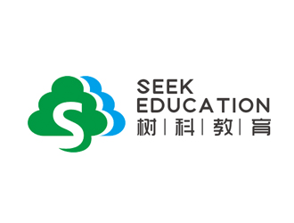 趙鵬的樹科教育字體logo設計logo設計