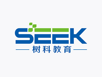 吳曉偉的樹科教育字體logo設計logo設計