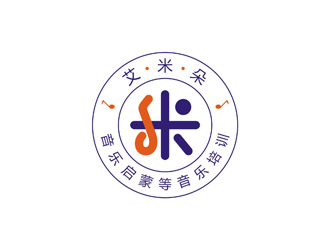 丁小鈺的艾米朵logo設計