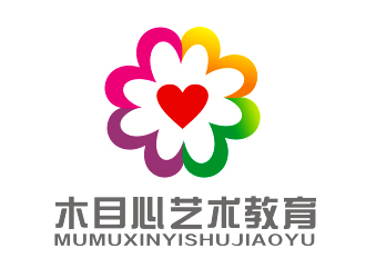 李杰的木目心藝術(shù)教育logo設(shè)計(jì)