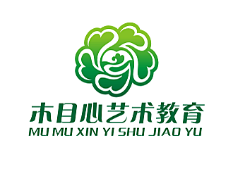 勞志飛的木目心藝術(shù)教育logo設(shè)計(jì)