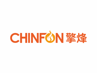 何嘉健的CHINFON擎烽logo設(shè)計(jì)