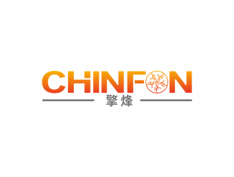 湯儒娟的CHINFON擎烽logo設(shè)計(jì)