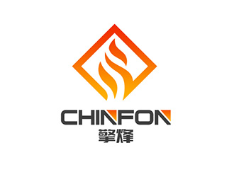 吳曉偉的CHINFON擎烽logo設(shè)計(jì)