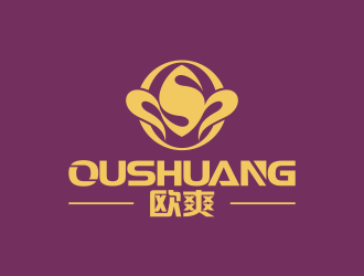 何嘉健的歐爽  OUSHUANGlogo設計