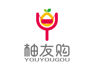 張俊的柚友購電商平臺(tái)字體logologo設(shè)計(jì)