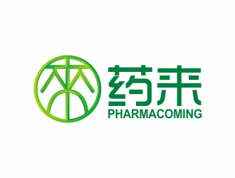 何嘉健的藥來logo設(shè)計