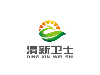 周金進的清新衛(wèi)士logo設(shè)計