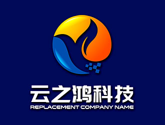 鐘炬的河南云之鴻科技有限公司logo設(shè)計(jì)