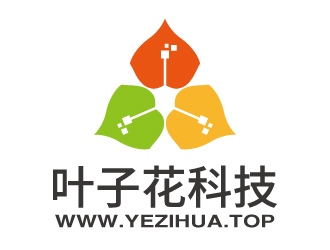 張俊的葉子花科技有限公司logo設(shè)計