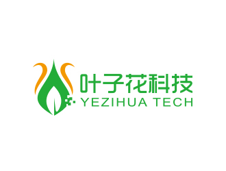 黃安悅的葉子花科技有限公司logo設(shè)計