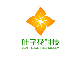 吳曉偉的葉子花科技有限公司logo設(shè)計