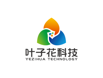 王濤的葉子花科技有限公司logo設(shè)計