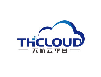 朱紅娟的THCLOUD   天航云平臺logo設(shè)計