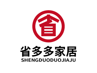 張俊的省多多家居建材logo設(shè)計