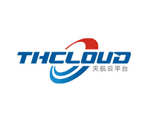 鐘炬的THCLOUD   天航云平臺logo設(shè)計