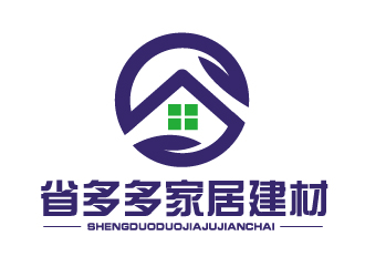 趙軍的省多多家居建材logo設(shè)計