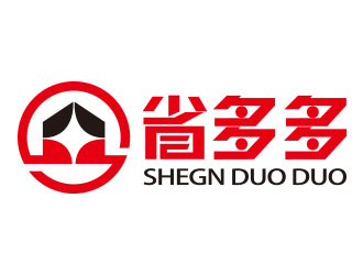 向正軍的省多多家居建材logo設(shè)計