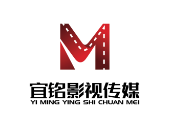 安冬的廣州宜銘影視傳媒有限公司logo設計