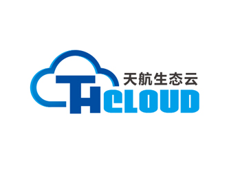 盛銘的THCLOUD   天航云平臺logo設(shè)計